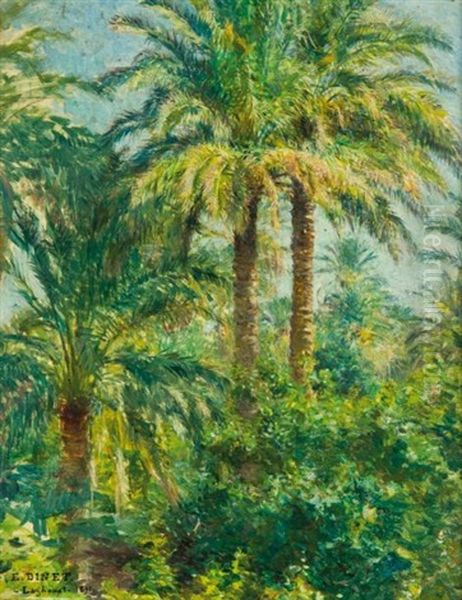 Palmeraie De Laghouat Oil Painting by Alphonse Etienne Dinet