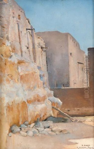 Laghouat Oil Painting by Alphonse Etienne Dinet