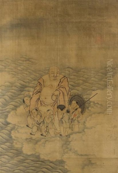 Untitled Oil Painting by Ding Yunpeng