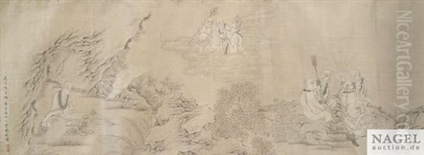 Querrolle Oil Painting by Ding Yunpeng