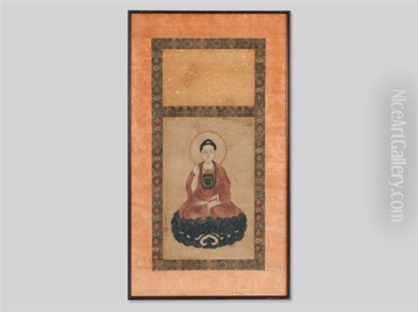 Buddha Amitabha Oil Painting by Ding Yunpeng