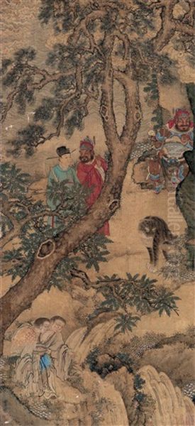 Figure Oil Painting by Ding Yunpeng