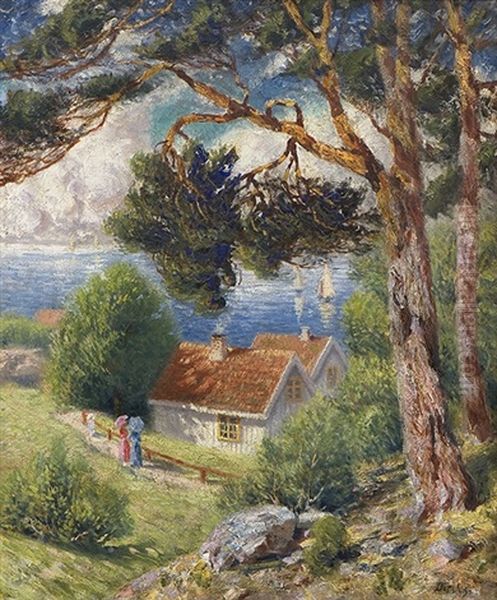 From Drobak Oil Painting by Karl Edvard Diriks