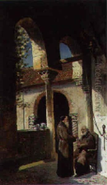 Santa Fosca, Torcello Oil Painting by Ludwig Dittweiler