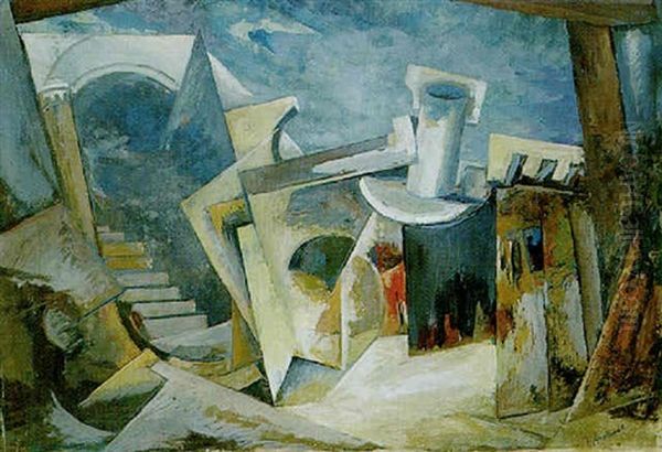 Untitled Oil Painting by Vladimir Vladimirovitch Dmitriev