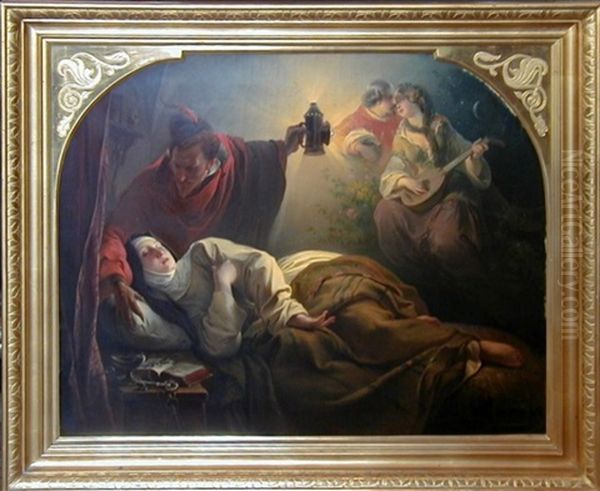 Sen Jeptisky Oil Painting by Franz Joseph Dobiaschofsky