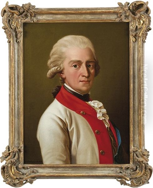 Portrait Des Konigs Friedrich August I. Oil Painting by Ludwig Doell