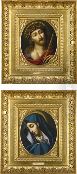 Ecce Homo; Madonna Del Dito Oil Painting by Carlo Dolci