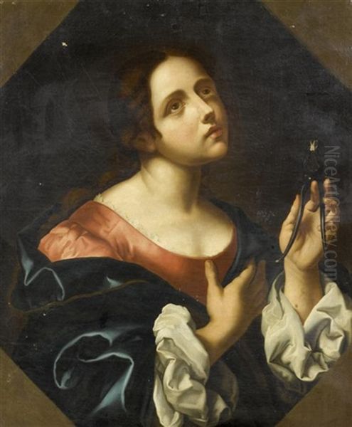 Heilige Apollonia Oil Painting by Carlo Dolci