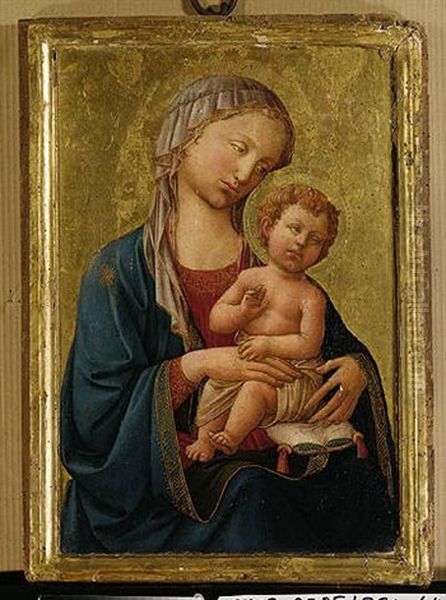 The Madonna And Child Oil Painting by Domenico Di Michelino
