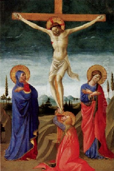 The Crucifixion Oil Painting by Domenico Di Michelino