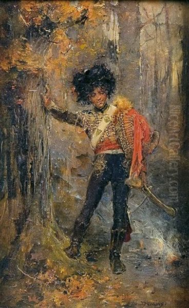 Soldado Oil Painting by Francisco Domingo Marques