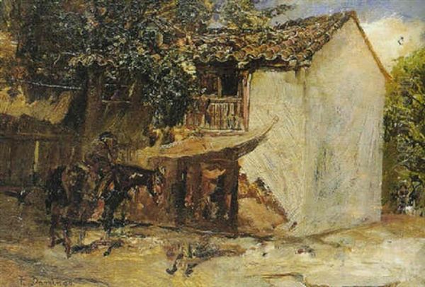 Una Venta Oil Painting by Francisco Domingo Marques