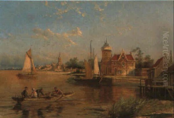The Amstel Oil Painting by William Raymond Dommersen