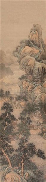 Landscape Oil Painting by Dong Bangda