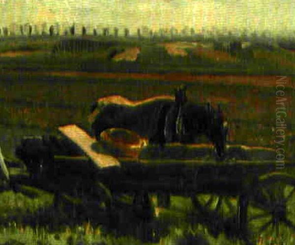 Ackergaul Oil Painting by Numa Donze