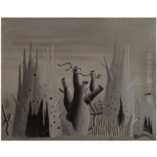 Island Oil Painting by Tinus, Van Doorn Jnr.