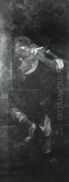 Joueur De Mandoline Oil Painting by Gustave Dore