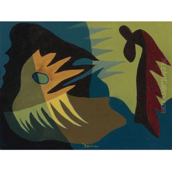 Arrangement Oil Painting by Arthur Garfield Dove