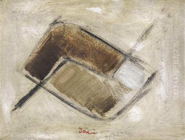 Untitled Abstraction Oil Painting by Arthur Garfield Dove