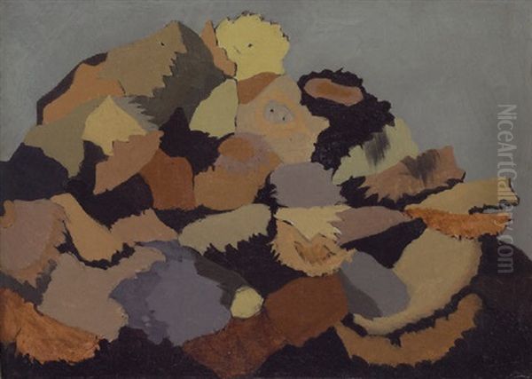 Wood Pile Oil Painting by Arthur Garfield Dove