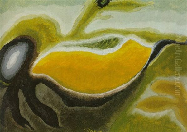 Wind (no.3) Oil Painting by Arthur Garfield Dove