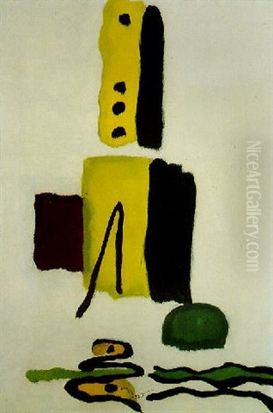 Flour Mill I Oil Painting by Arthur Garfield Dove