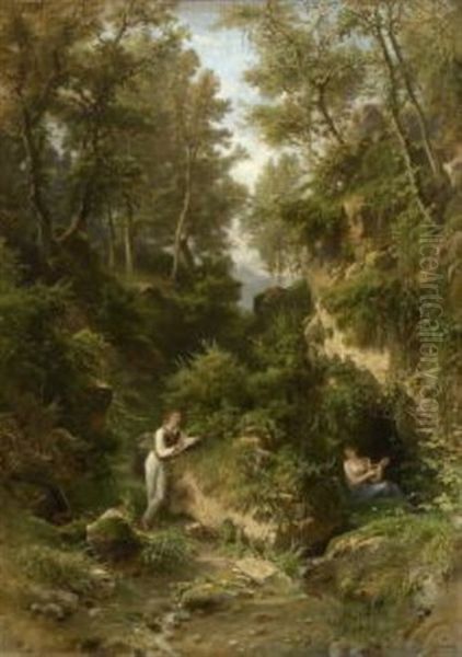 Der Sommer Oil Painting by Heinrich Dreber