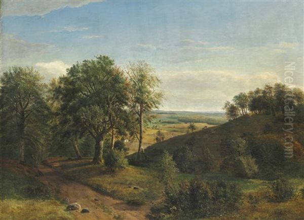 From Vissenbjerg, Funen Oil Painting by Dankvart Dreyer