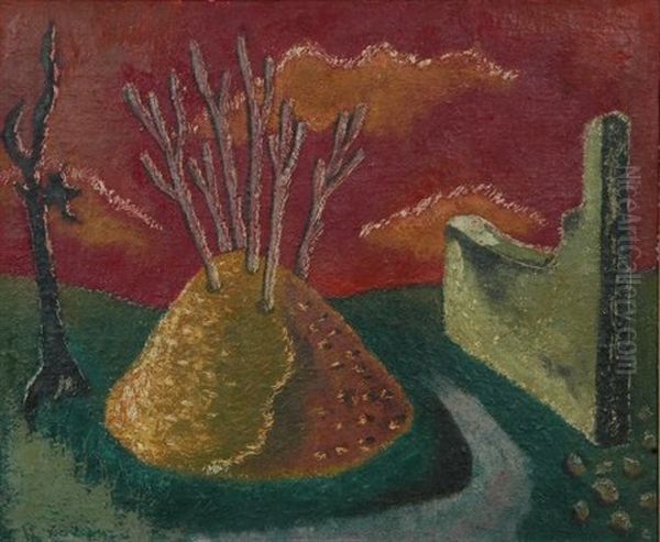 Surreal Landscape Oil Painting by John Marsden Dronsfield