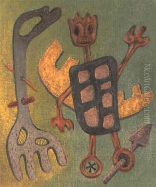 From African Improvisations Oil Painting by John Marsden Dronsfield