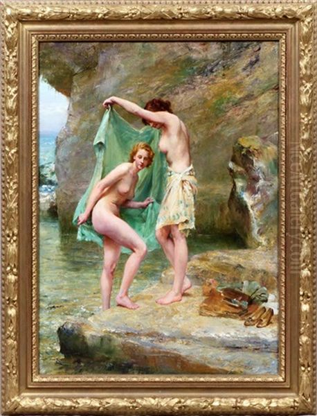 The Bathers Oil Painting by Arthur Drummond