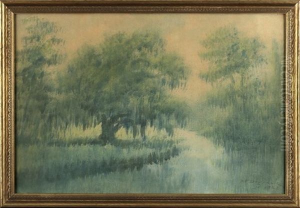 Spring Green Oil Painting by Alexander John Drysdale