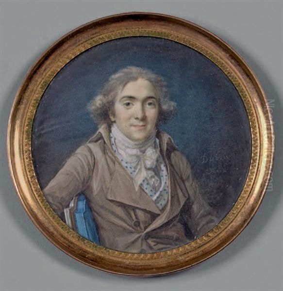 Portrait D'homme Oil Painting by Nicolas-Anne Dubois