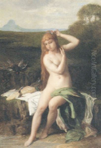 Diana The Huntress Oil Painting by Henri-Joseph Dubouchet
