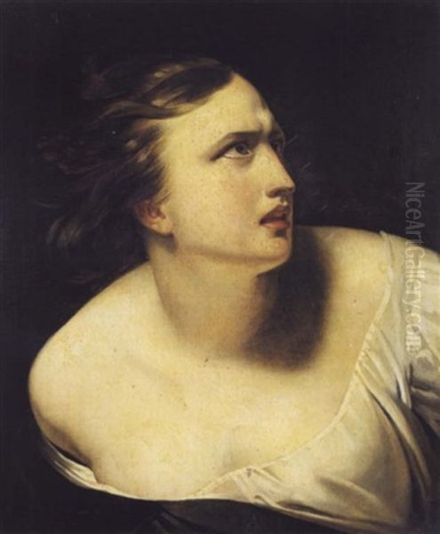 La Terreur Oil Painting by Claude-Marie Dubufe