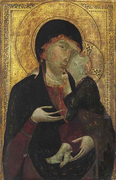 The Madonna And Child Oil Painting by Buoninsegna Duccio di
