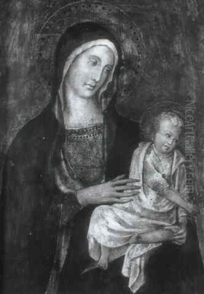 The Madonna And Child Oil Painting by Buoninsegna Duccio di