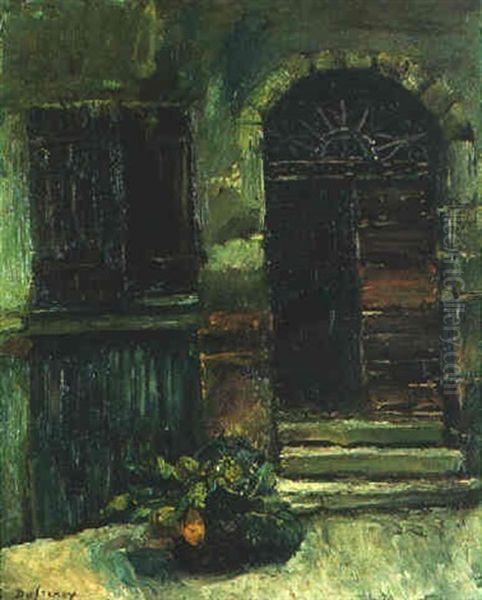 Le Panier De Provision Oil Painting by Georges Leon Dufrenoy