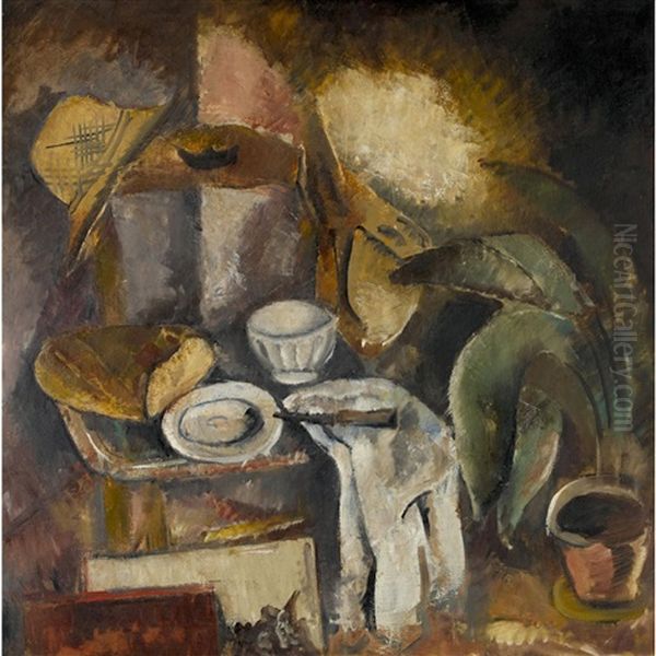 Nature Morte Oil Painting by Charles Georges Dufresne