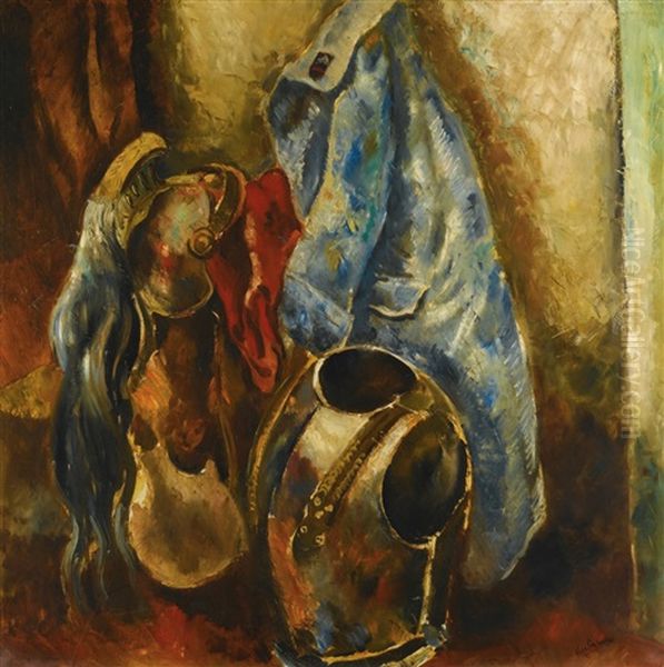 La Cuirasse Oil Painting by Charles Georges Dufresne