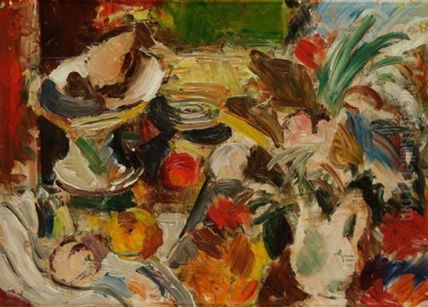 Nature Morte Oil Painting by Charles Georges Dufresne