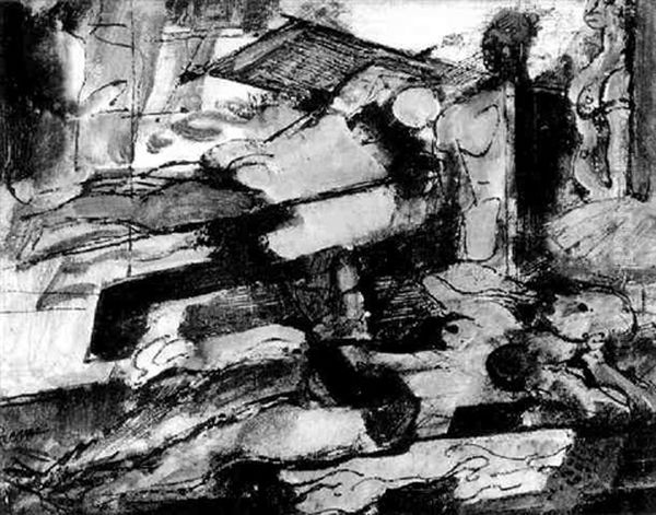 Nus Oil Painting by Charles Georges Dufresne