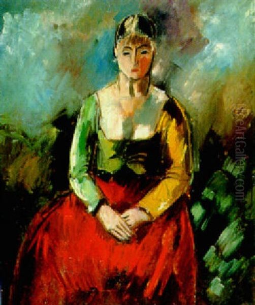 Madame Dufresne Oil Painting by Charles Georges Dufresne