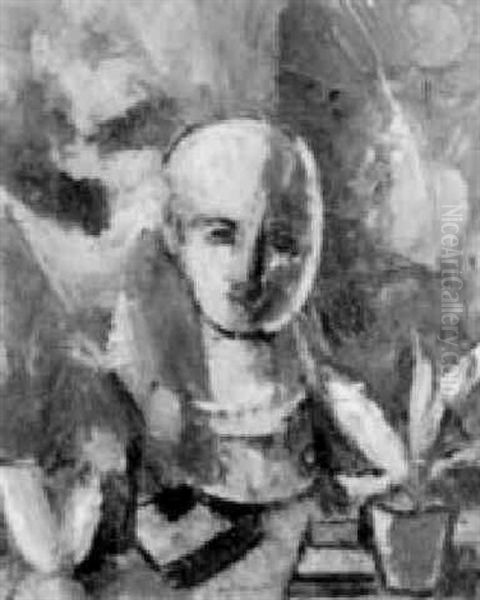 Dans L'atelier Oil Painting by Charles Georges Dufresne