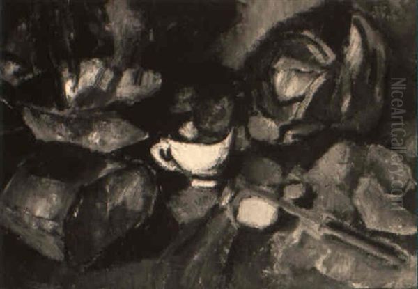 Nature Morte Oil Painting by Charles Georges Dufresne