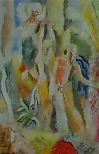 Apollon Et Daphne Oil Painting by Charles Georges Dufresne