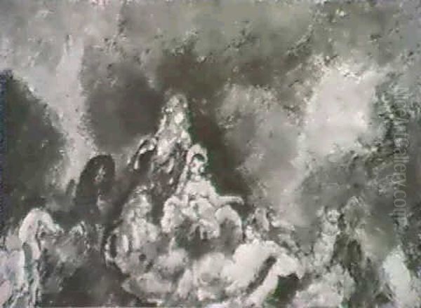 La Trouvaille De Moise Oil Painting by Charles Georges Dufresne