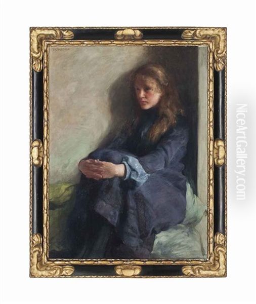 Contemplation Oil Painting by Thomas Cantrell Dugdale