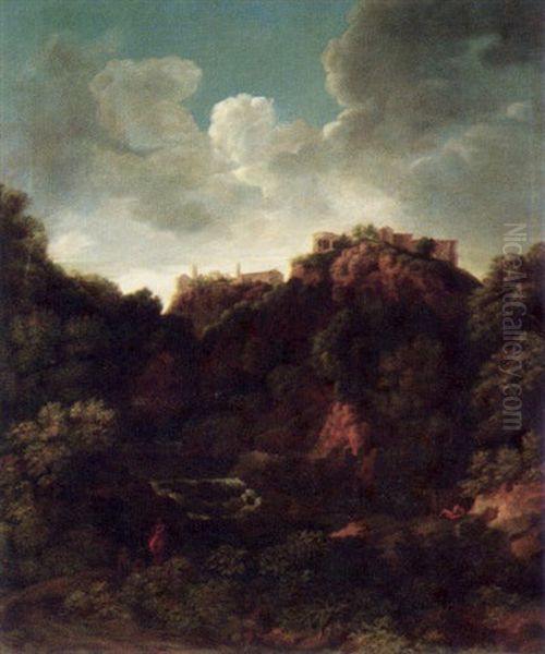Tivoli Oil Painting by Gaspard Dughet